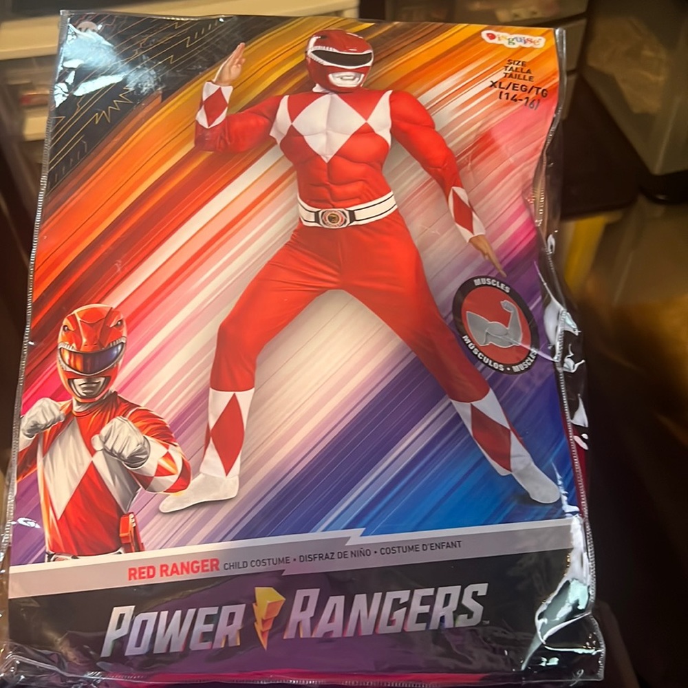 Power Rangers Red Ranger child costume